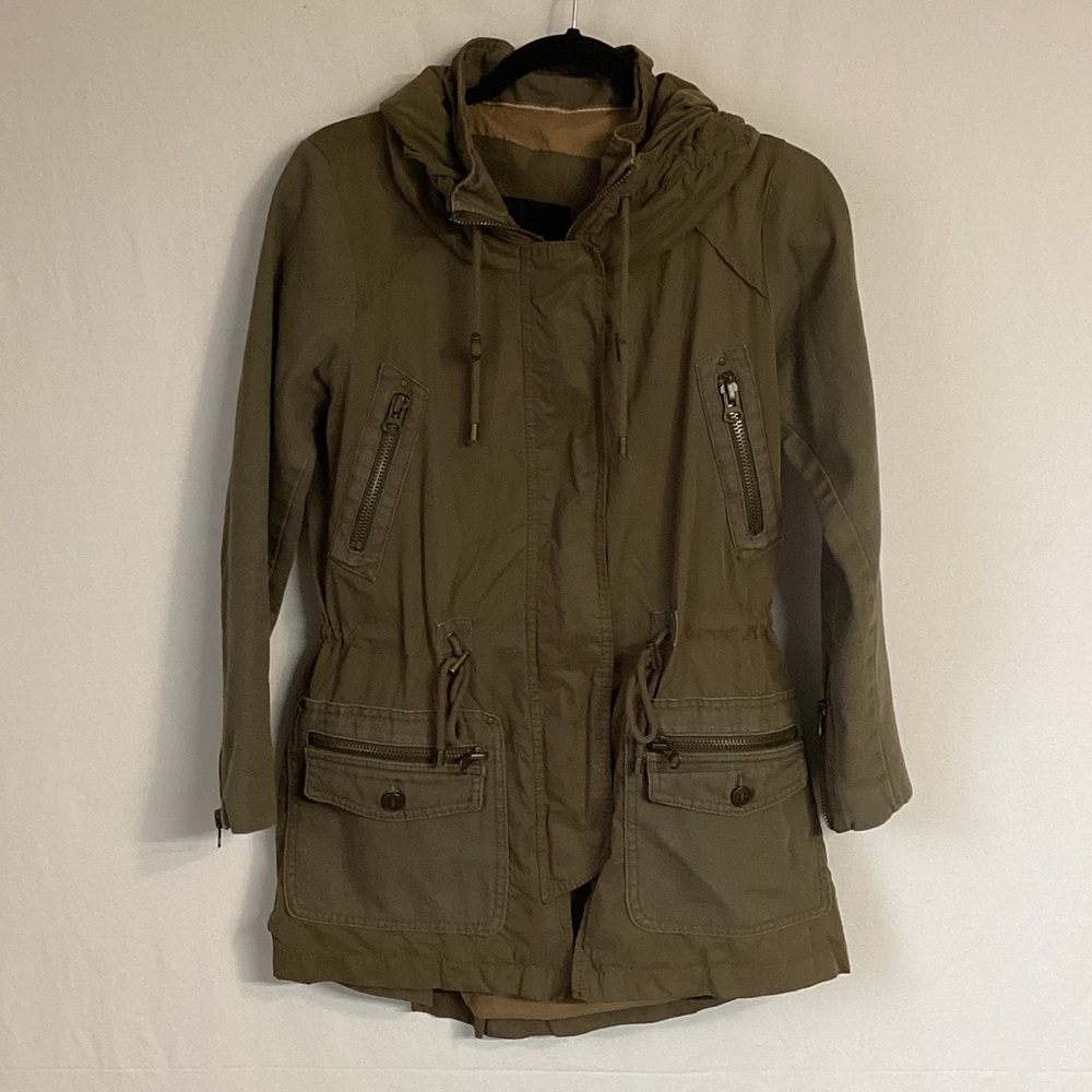 Zara Basic Women's Olive Jacket Size Small - image 1